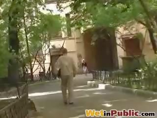 Piss-wet бял панталони