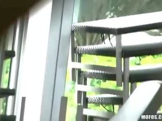 시시덕 거리는 체육관 stunner 겁에 질린 올라 빌어 먹을
