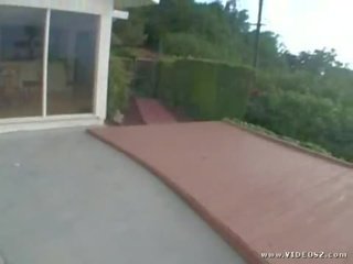 Courtney Simpson and Solana fuck a lucky dude in this wild threesome.bigtit Solana and Courtney catch a bloke masturbat