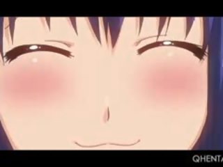 Hentai honey gets jero throated and cunt fucked with dildo