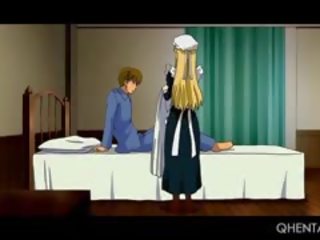 Chained Hentai dirty movie Slave In Huge Boobs Gets A Big Cunt