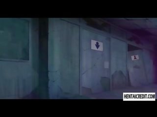 Hentai lover Gets Caught And Fucked By Tentacles