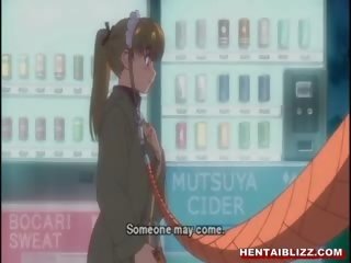 Young Hentai Maid In A Leash Gets Forced To Suck Hard dick