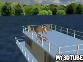 Foxy 3d multik blondinka diva gets fucked on a gämi