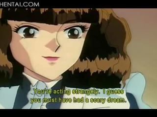 Süütu hentai koduabilised perses kui seks klamber orjad sisse a castle koobas