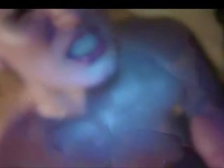 Leaving 그녀의 얼굴 흠뻑 에 정액