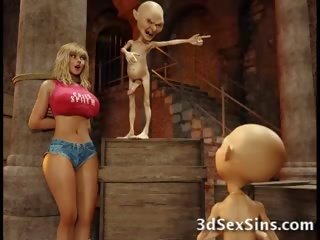 3D Hobbit Monster dirty video Fantasy!