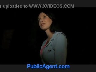 PublicAgent Timea looks incredible in underwear and sucking my cock.