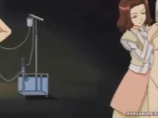 红发 女孩 猪绑 和 cums 在 奴役