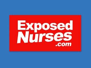 Exposed nurses: grand şepagat uýasy playing with her serpikdirme