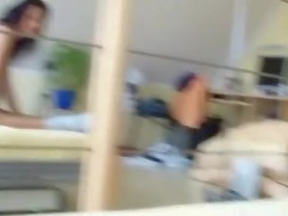 항문의 대단히 하드 코어 더블 침투 매춘부