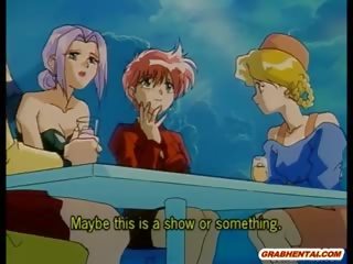 Redhead hentai kejiret and bilingüe snakes fucked