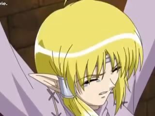 Blonde Princess Is Bleeding On The dick