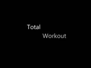 Excellent Blooded Spaniard Alexa Tomas Finishes Her Workout By