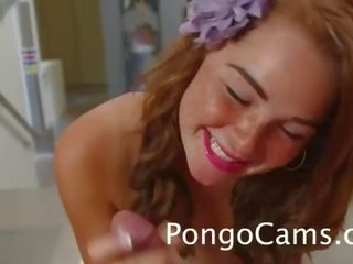 漂亮 红发 青少年 给 口交 - www.pongocams.com