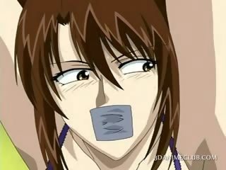 Hentai Tied Up sex film Prisoner Gets Body Teased In Group