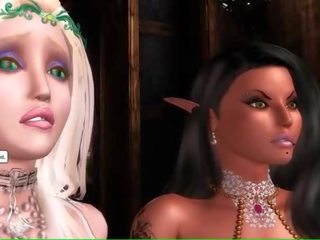 Erotic animated elf with huge gawyn