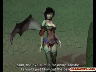 Voluptuous 3d anime sordyrmak sik