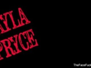 Лейла pryce получава лице прецака