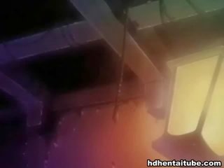Úžasný anime teenager dostane ji první dospělý klip zážitek