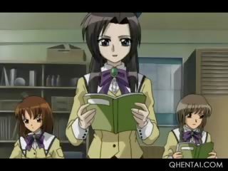 Dolce hentai bambola sfregamento suo clitoride prende culo fracassato difficile
