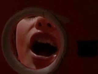 Velika joški katja kassin peeks skozi na luknja