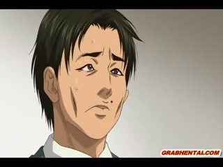 Japonská hentai gangbanged podle ghetto anime