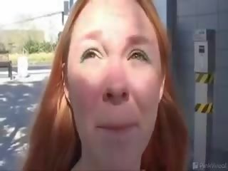 Magnificent Slit Lovin' Veronica Scoped Out Bookworm Ginger For A