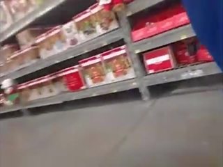 Wife libidinous And Masturbates At Walmart's Garden Center