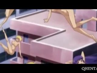 Hentai cuties tem kurac in slick pizde