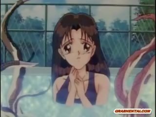 Swimsuit hentai allhole dilatih in the nglangi blumbang