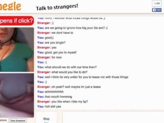 Malaki utong bata babae teases sa omegle