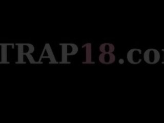 19yo perizada gets fuck from strap on