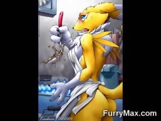 Furry мультфільмів любов крани!