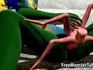 3d 外侨 divinity 得到 性交 由 一 mutated spider