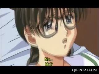 Velika meloned hentai nimfa climaxing težko