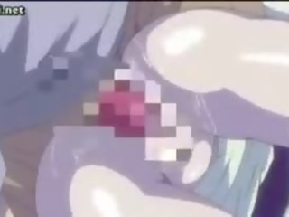 Malaking suso hentai harlot makakakuha ng puwit fucked