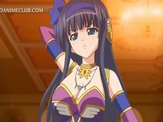 3d anime dívka škádlení čurák dostane kočička olízl v návrat