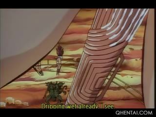 Hentai pouco escrava fica calvo quim esmagado com um bastão