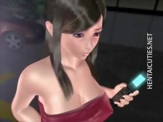Süýji 3d hentaý cutie gets big jugs sucked