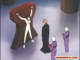 Chained Hentai teenager In Ritual dirty video