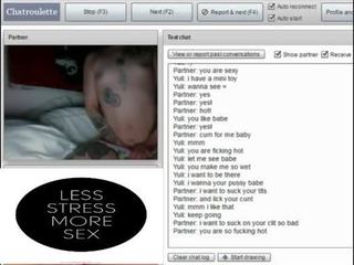 Chatroulette 100 - hot to trot lesbian tattoed looking fun