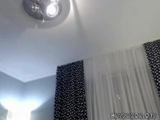 Busty big tit romanian babe teases on her webcam