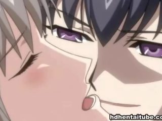Delightful anime teens zartyldap maýyrmak girizmek