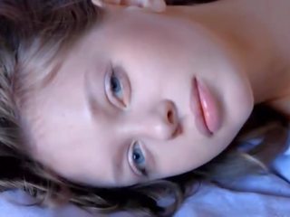 Brunette provocative undressing pussy