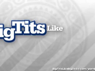 Krūtinga enchantress ditches treniruotė už dulkinimasis