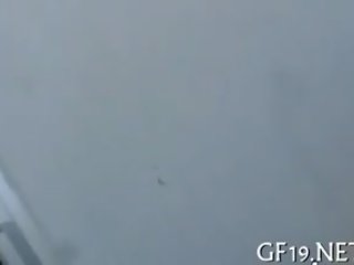 别致 有吸引力 青少年 播放 同 她的 cum-hole