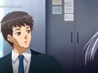 Apdullinātas hentai skola medus licking peter uz tuvplāns