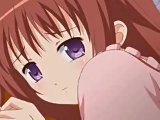Groovy romantiku anime klip s necenzurovaný skupina, velký