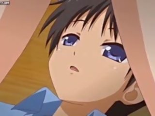 Raunchy Anime Riding A phallus On Floor
